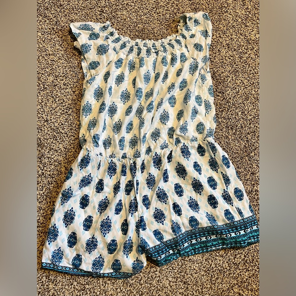 Like New Girls Justice Shorts Romper (Size 16)